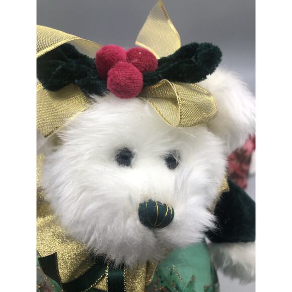 PBC International Rare Multicolor Bear Plushy Ornament Plush Holiday’s Themed 9" - Picture 8 of 16